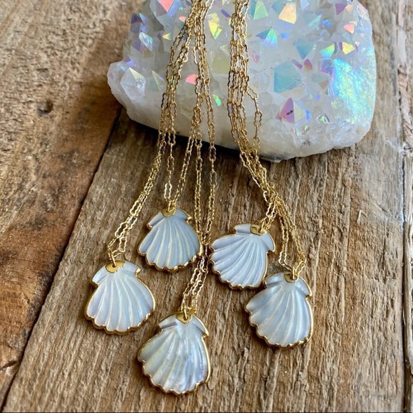 Carved Shell Necklace - Picture 2 of 10